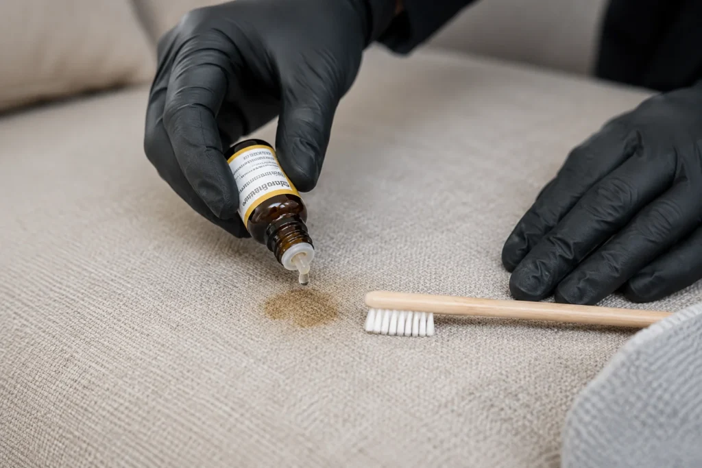 Tratamiento específico de manchas en sofás y tapicerías en Barcelona – eliminación localizada de manchas difíciles